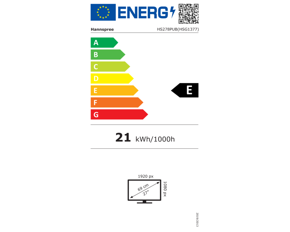 Монитор HANNSPREE HS 278 PUB, Full HD, Wide, 27 inch, DP, HDMI, Черен 9