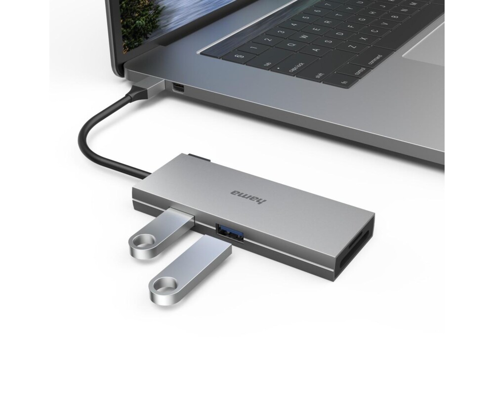 USB хъб 6-портов хъб USB-C, HAMA-200110 3