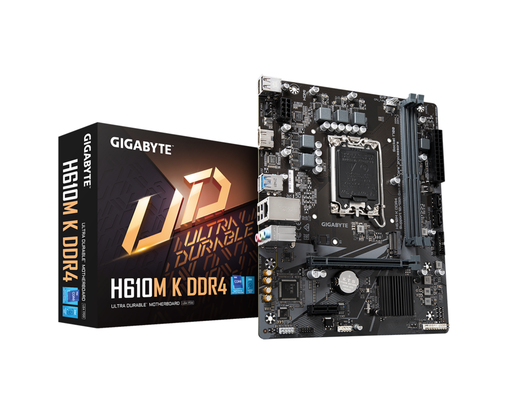 Дънна платка GIGABYTE H610M-K, socket 1700, Micro ATX 5