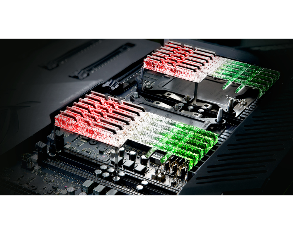 Памет G.SKILL Trident Z Royal 16GB(2x8GB) DDR4 PC4-32000 4000MHz CL18 F4-4000C18D-16GTRS 5