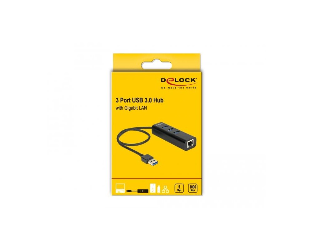 USB хъб , 4 порта, DELOCK-62653 2