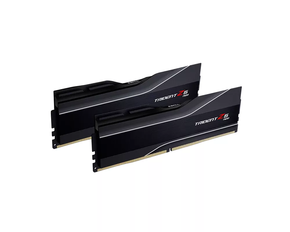 Памет G.SKILL Trident Z5 Neo Black 64GB(2x32GB) DDR5 PC5-48000 6000MHz CL32 F5-6000J3238G32GX2-TZ5N 2