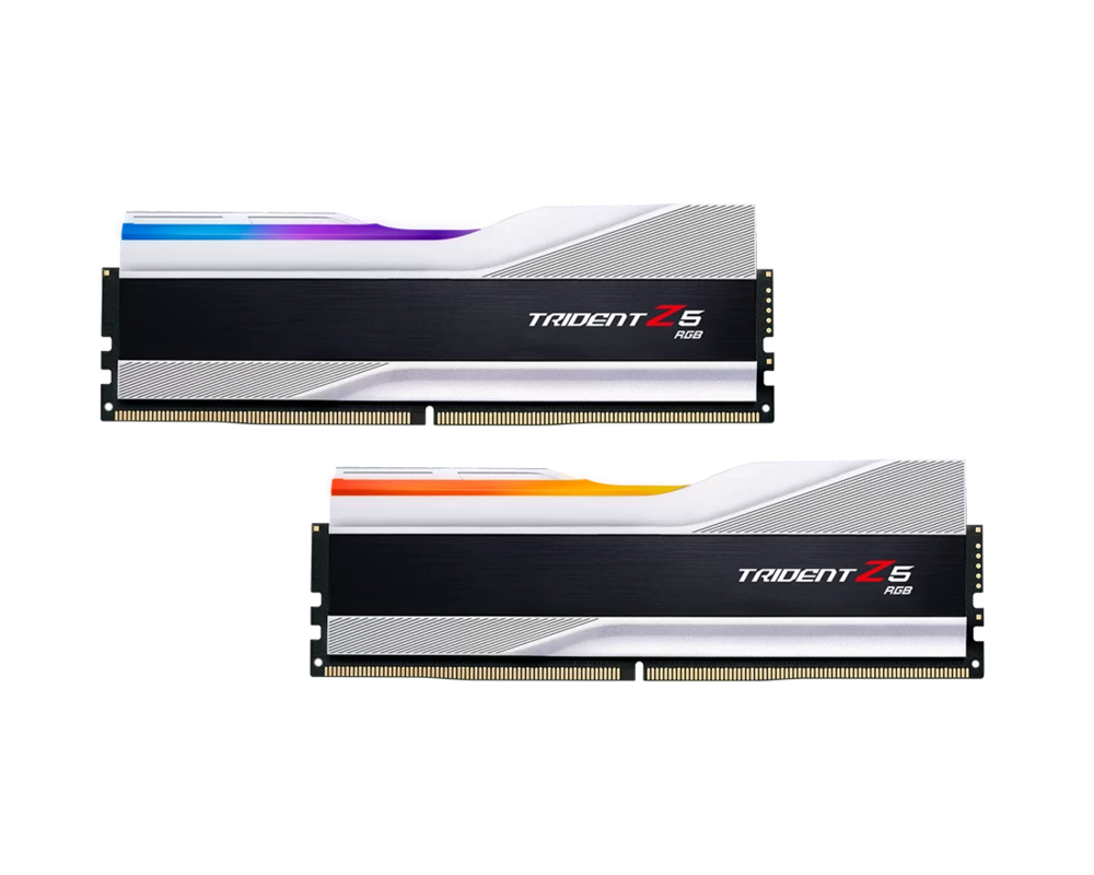 Памет G.SKILL Trident Z5 RGB White 64GB(2x32GB) DDR5 6400MHz F5-6400J3239G32GX2-TZ5RS
