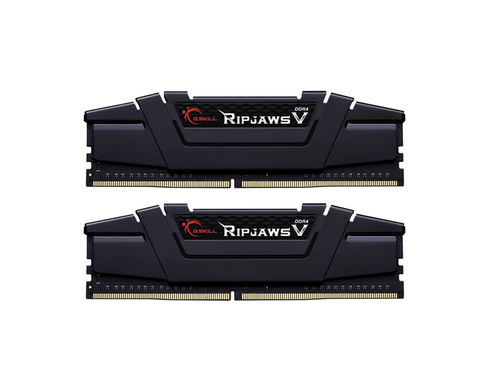 Памет G.SKILL Ripjaws V Black 16GB(2x8GB) DDR4 3200MHz F4-3200C16D-16GVKB