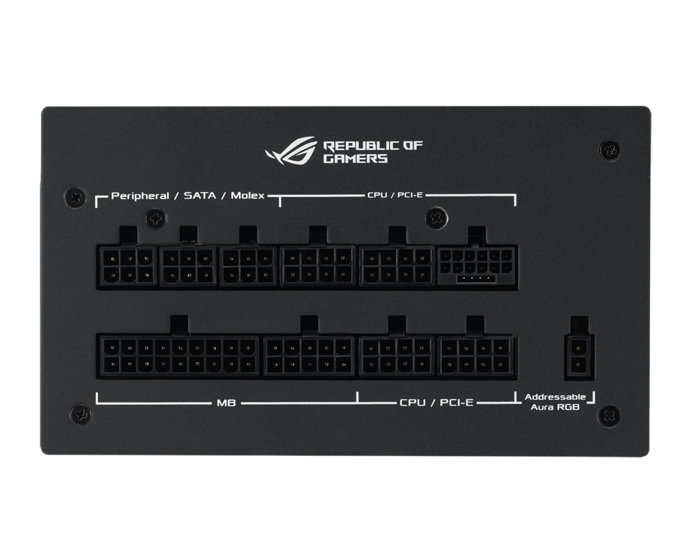 Захранване ASUS ROG Strix 1000W 80+ Gold Aura Edition, ATX 3.0, PCIe 5.0 Ready 9