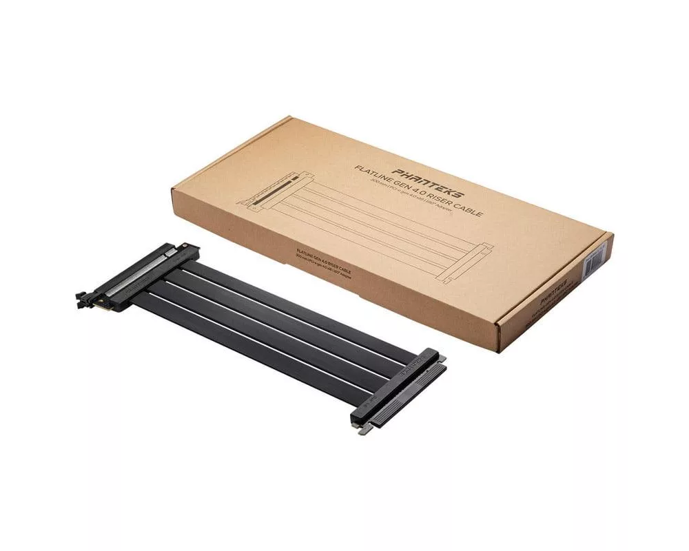 Кабел за вертикален монтаж за видео карта Phanteks Riser Cable 300mm PCI-E x16 4.0 5