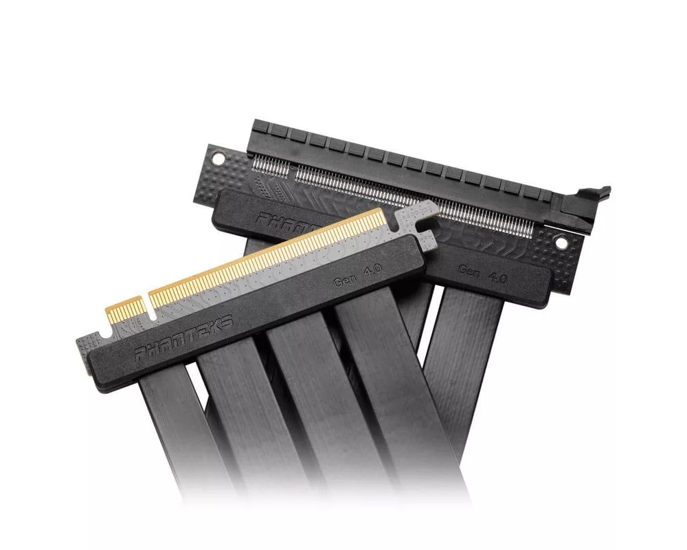 Кабел за вертикален монтаж за видео карта Phanteks Riser Cable 300mm PCI-E x16 4.0 3