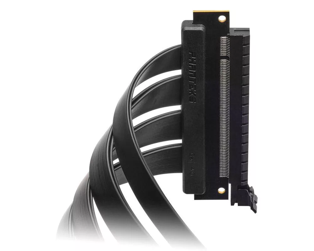 Кабел за вертикален монтаж за видео карта Phanteks Riser Cable 300mm PCI-E x16 4.0 4