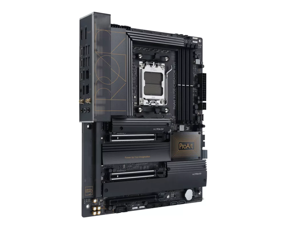 Дънна платка ASUS ProArt X670E-CREATOR WIFI AM5 ATX MB 4xDIMM DDR5 4xM.2 4xSATA 3