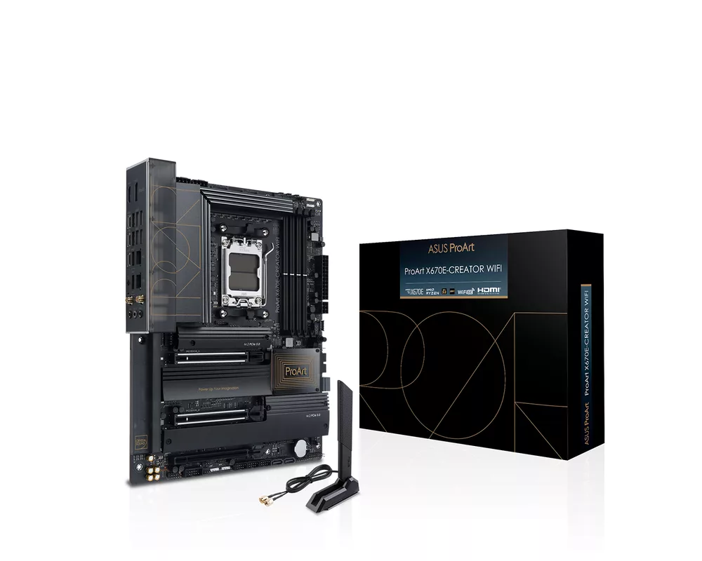 Дънна платка ASUS ProArt X670E-CREATOR WIFI AM5 ATX MB 4xDIMM DDR5 4xM.2 4xSATA 8