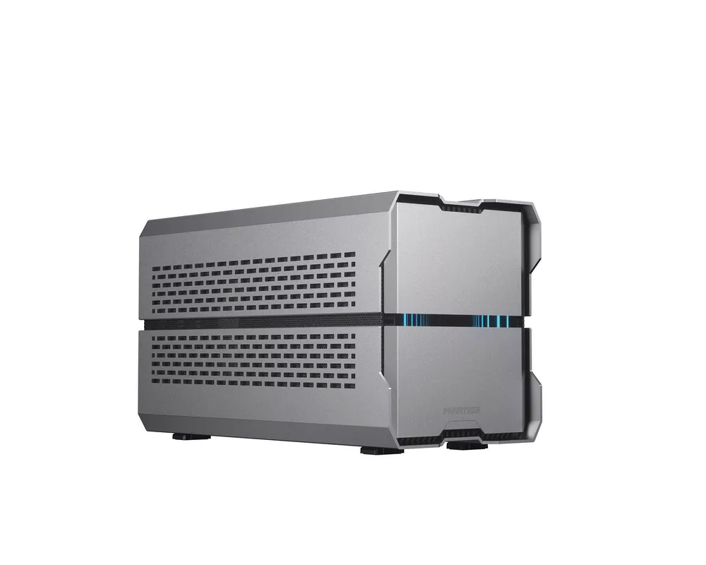 Кутия Phanteks Evolv Shift XT TG ARGB ITX-Tower, Galaxy Silver 3