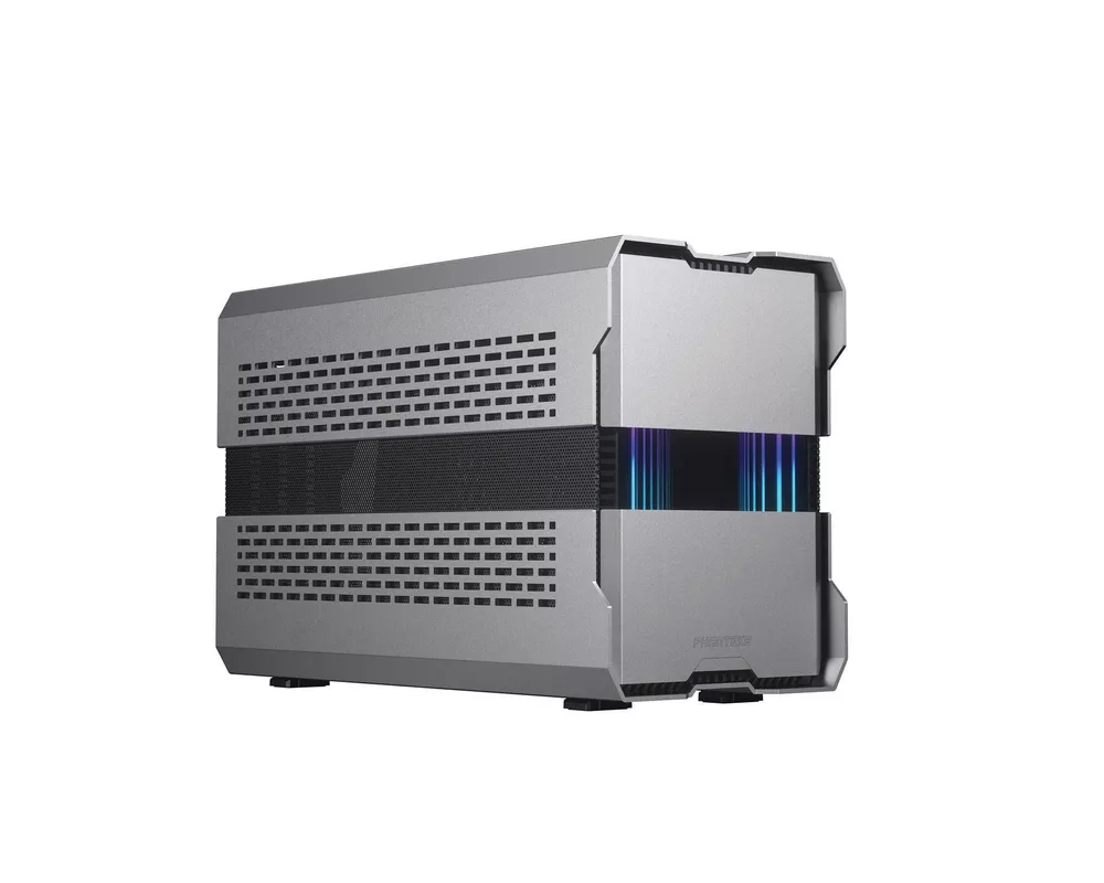 Кутия Phanteks Evolv Shift XT TG ARGB ITX-Tower, Galaxy Silver 2