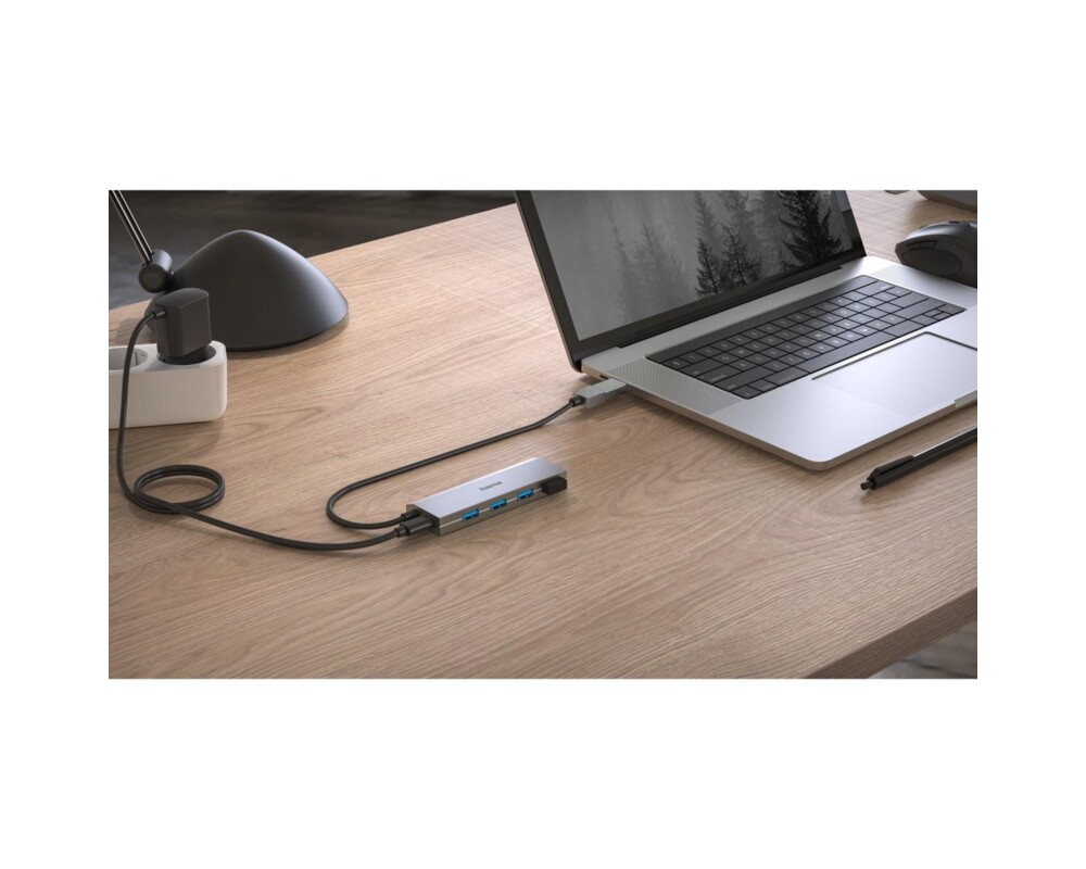USB хъб 4-портов хъб, 3.2 Gen 1, 5 Gbit/s, HAMA-200138 4