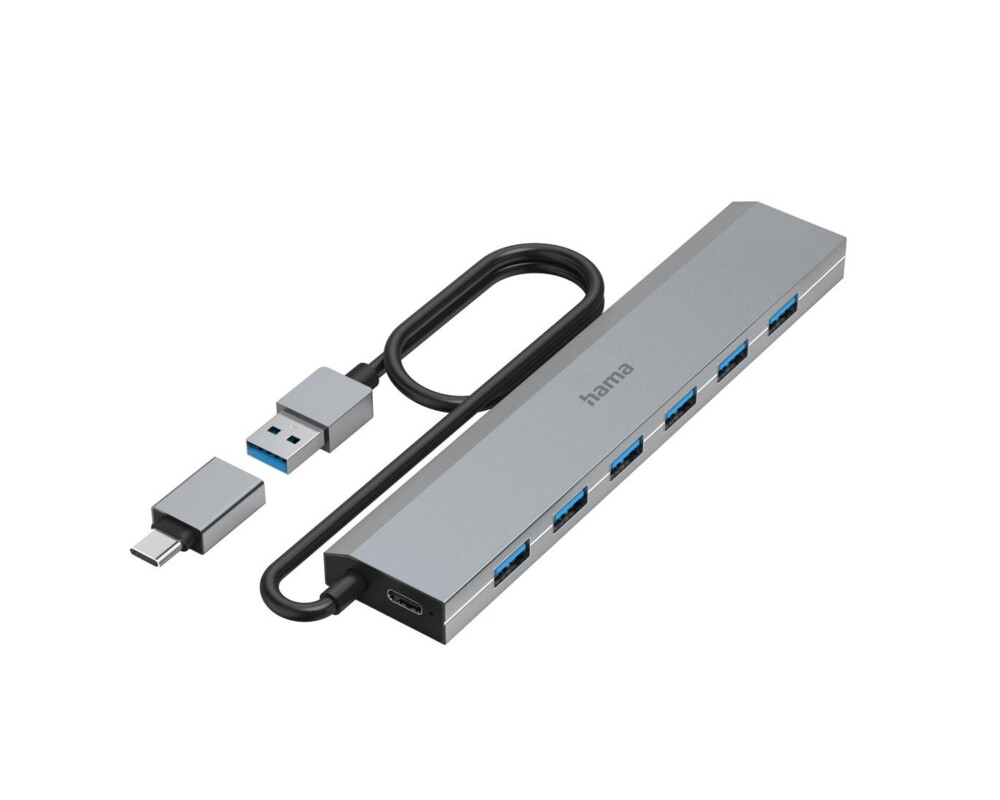 USB хъб 7-портов хъб, 3.2 Gen 1, 5 Gbit/s, HAMA-200137 6