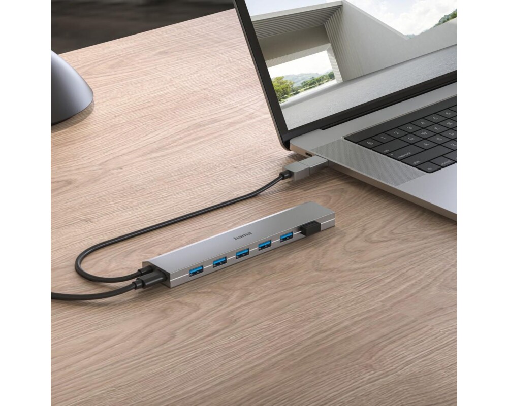 USB хъб 7-портов хъб, 3.2 Gen 1, 5 Gbit/s, HAMA-200137 10