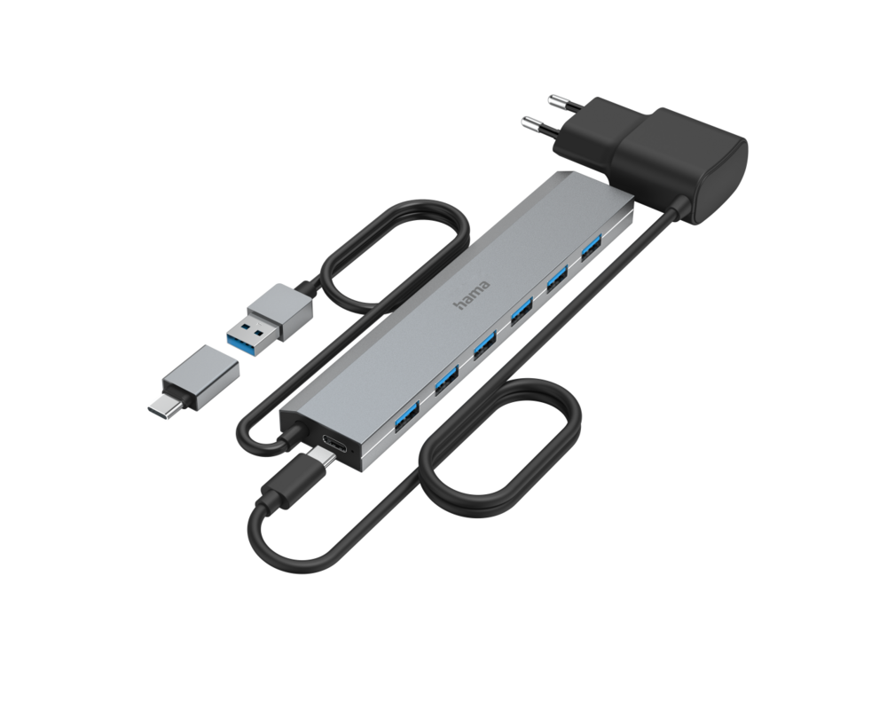 USB хъб 7-портов хъб, 3.2 Gen 1, 5 Gbit/s, HAMA-200137 3