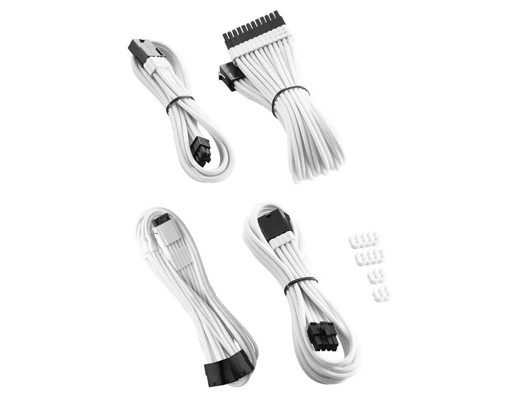 Кабел CableMod PRO ModMesh комплект удължителни кабели - 12VHPWR White 2