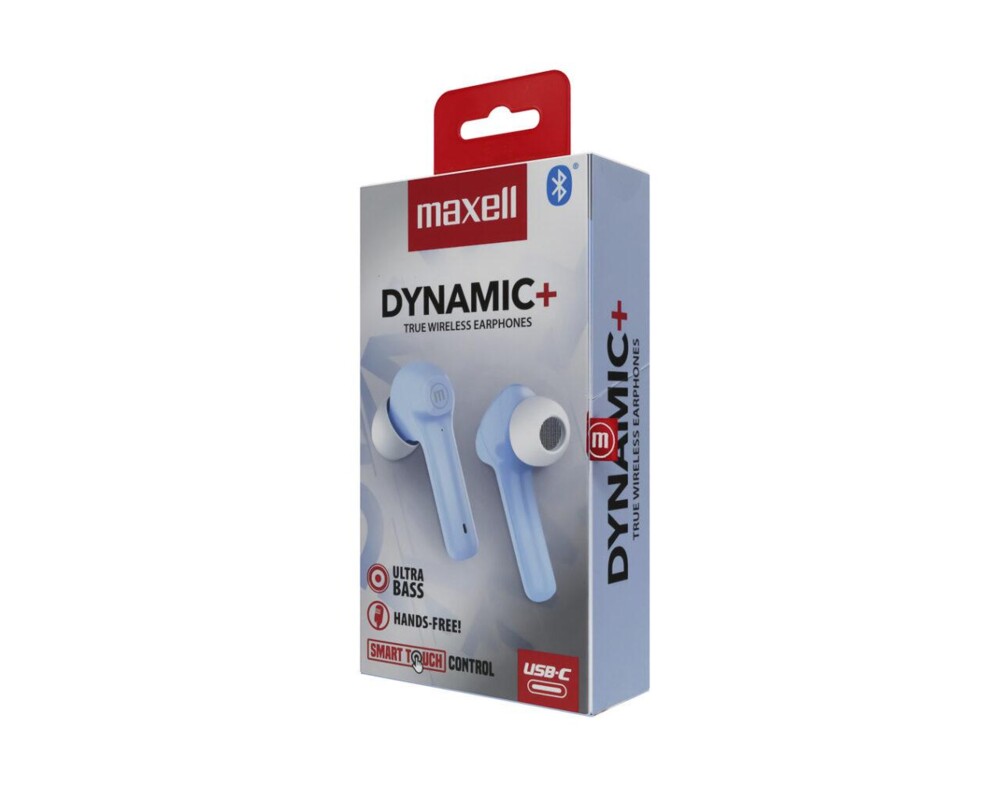 Слушалки Блутут слушалки с докинг кутийка MAXELL Dynamic, True Wireless, Сини 2