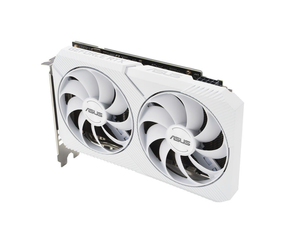Видеокарта ASUS Dual GeForce RTX 3060 White OC Edition 8GB GDDR6 4
