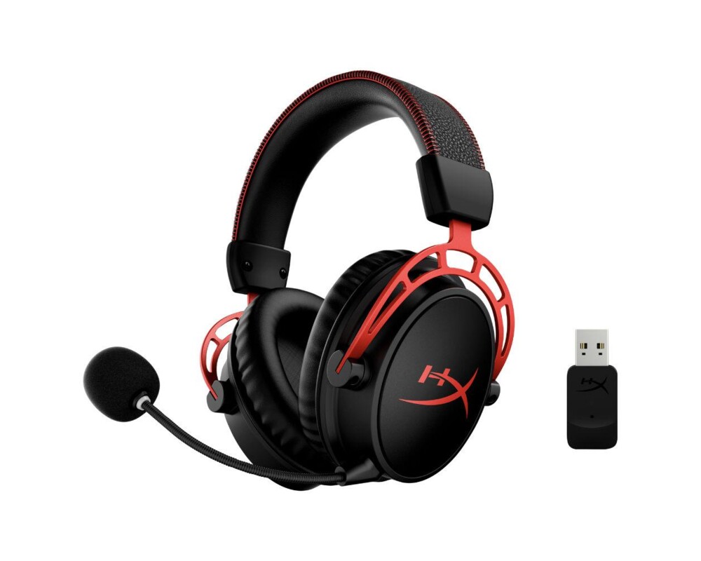Слушалки Геймърски слушалки HyperX Cloud Alpha Wireless, Черен/Червен 2