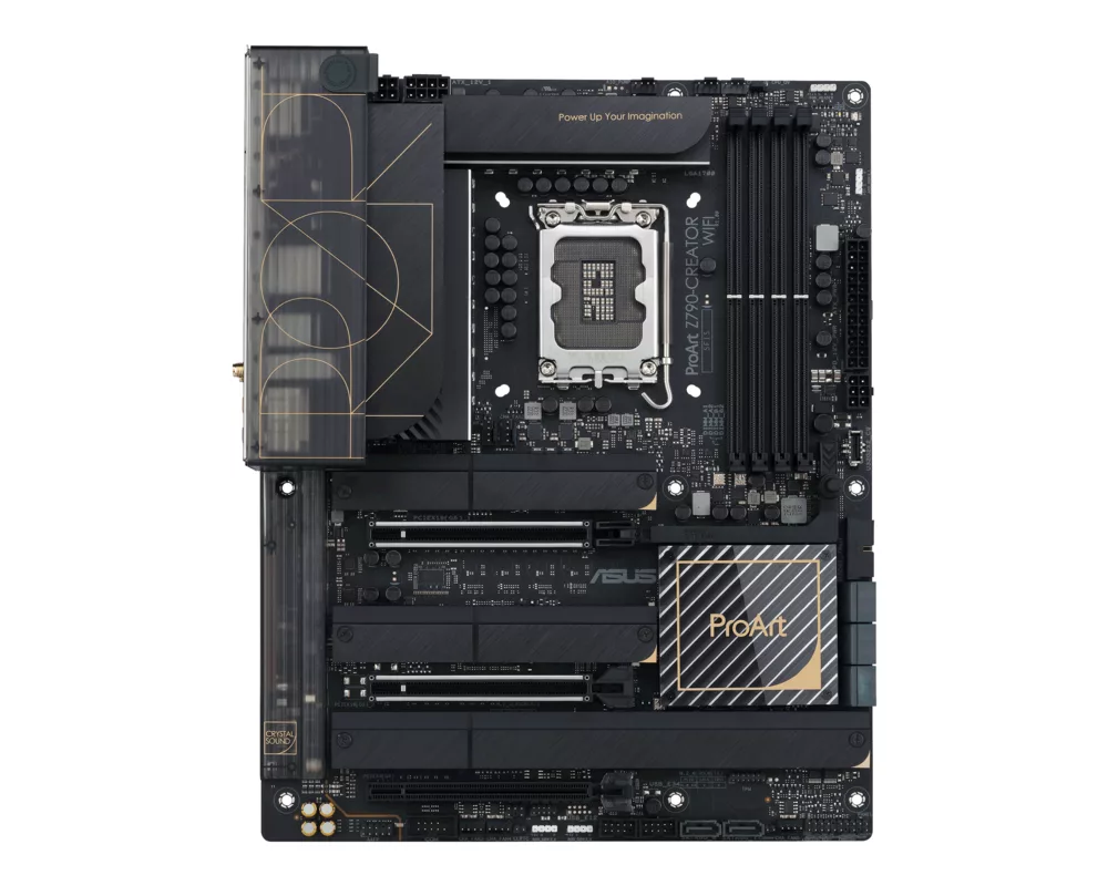 Дънна платка ASUS PROART Z790-CREATOR WIFI LGA1700 4xDIMM DDR5 6xSATA 4xM.2 1xHDMI 2xUSB-C MB 2