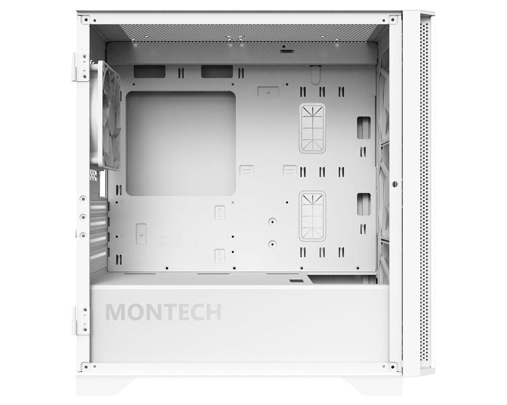 Кутия MONTECH AIR 100 ARGB, TG, Micro-ATX, Бяла 4