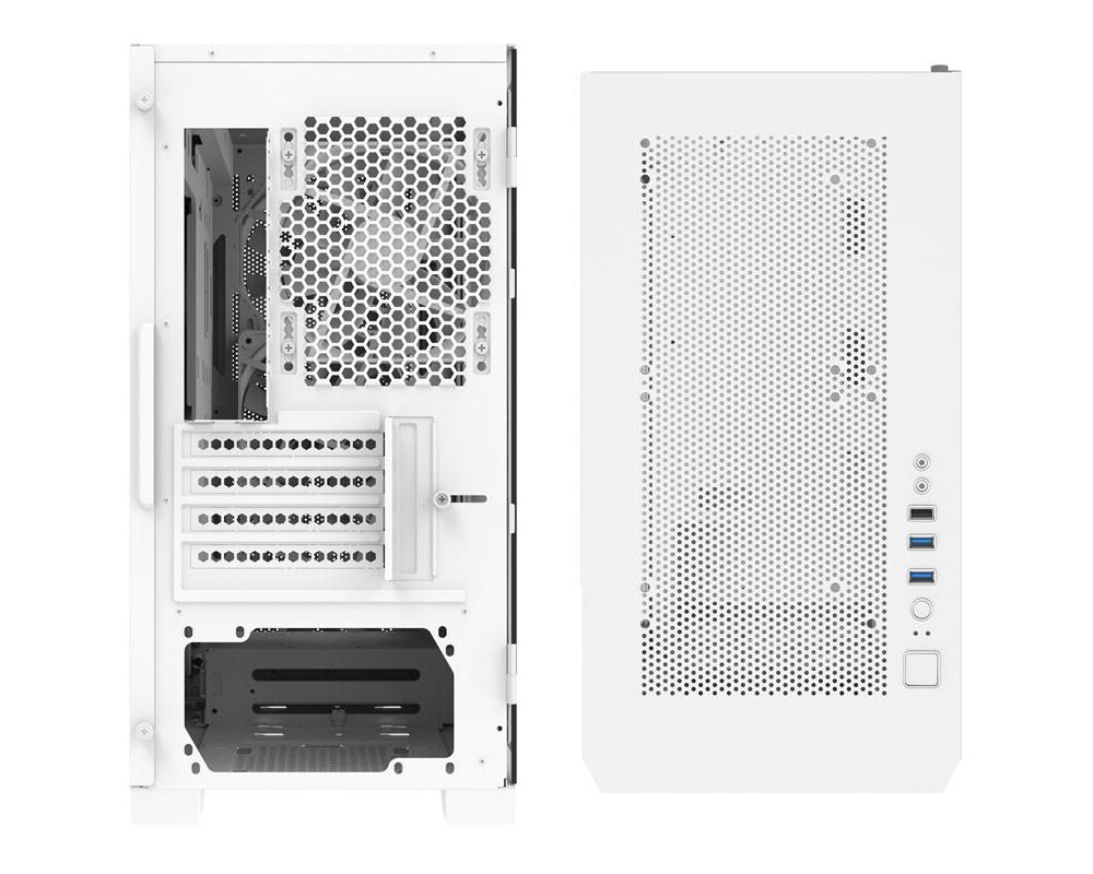 Кутия MONTECH AIR 100 ARGB, TG, Micro-ATX, Бяла 3