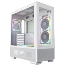  MONTECH SKY TWO ARGB, TG, Mid-Tower, Бяла 645543 MONTECH-CASE-008 на топ цена - PIC.bg