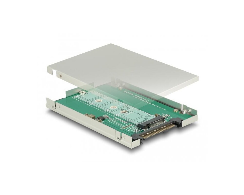 Адаптери RAID DeLock, U.2 SFF-8639 - M.2 NVMe Key M, 2.5" 2