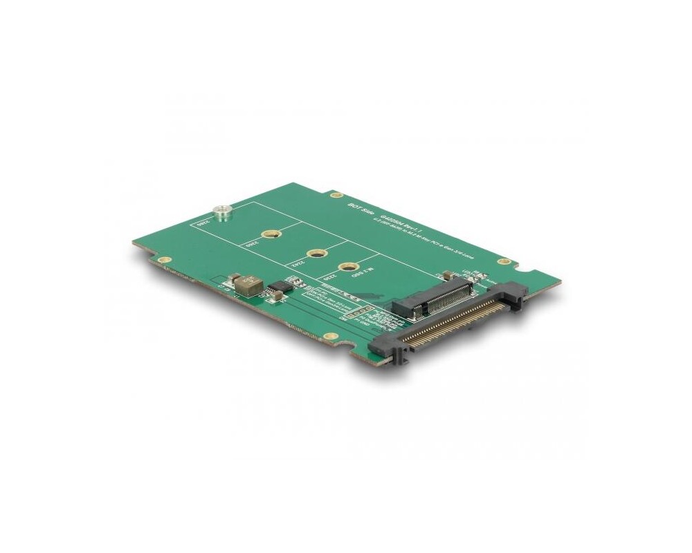 Адаптери RAID DeLock, U.2 SFF-8639 - M.2 NVMe Key M, 2.5" 3