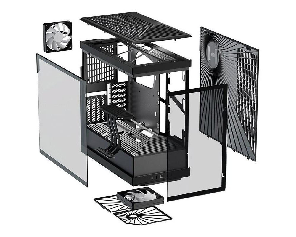 Кутия HYTE Y40 Tempered Glass, Mid-Tower, Черна 7