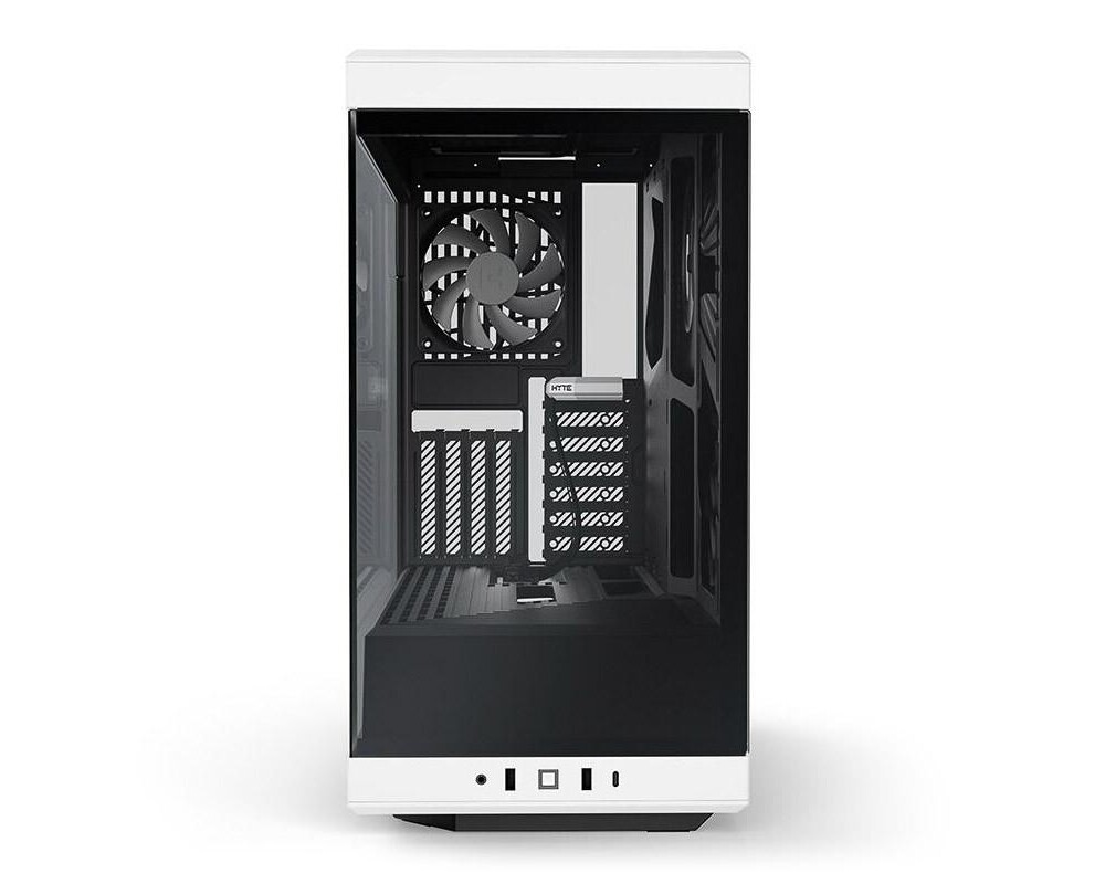 Кутия HYTE Y40 Tempered Glass, Mid-Tower, Бяло и Черно 6