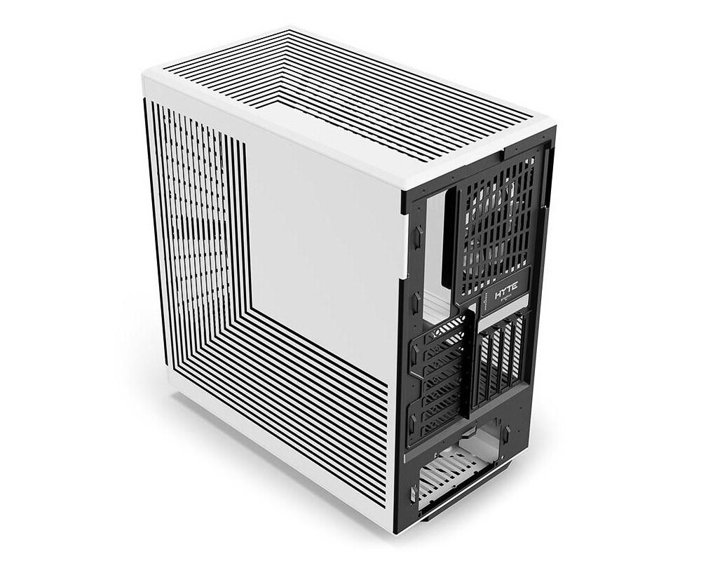 Кутия HYTE Y40 Tempered Glass, Mid-Tower, Бяло и Черно 4