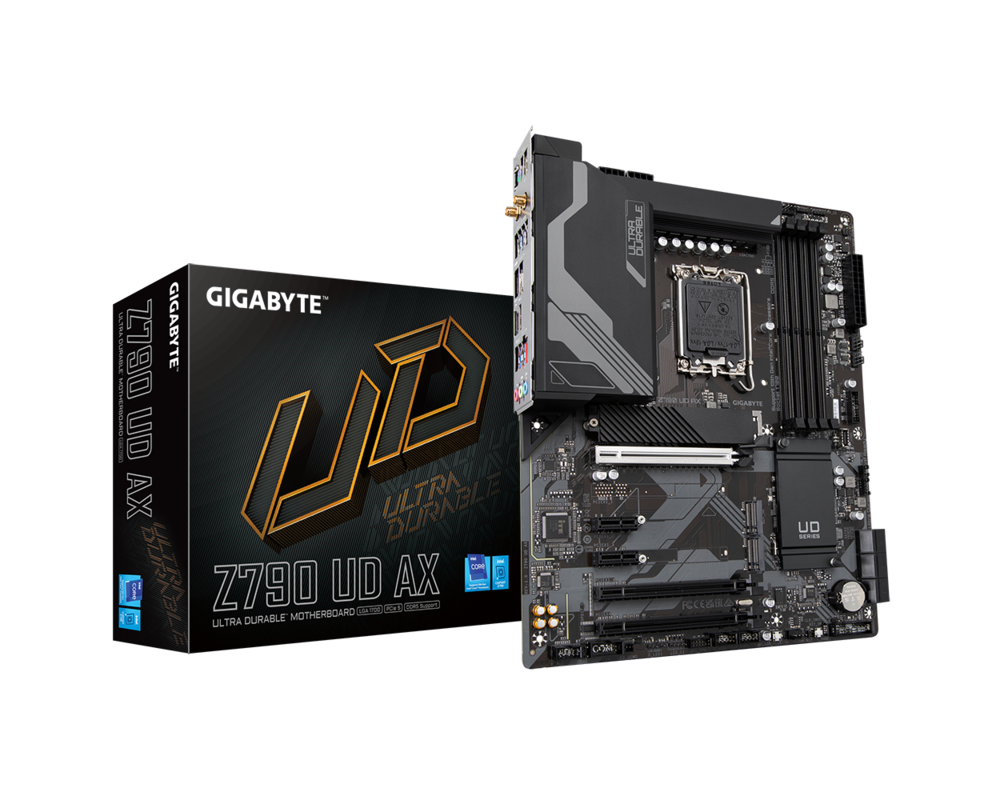 Дънна платка GIGABYTE Z790 UD AX LGA 1700, DDR5 5