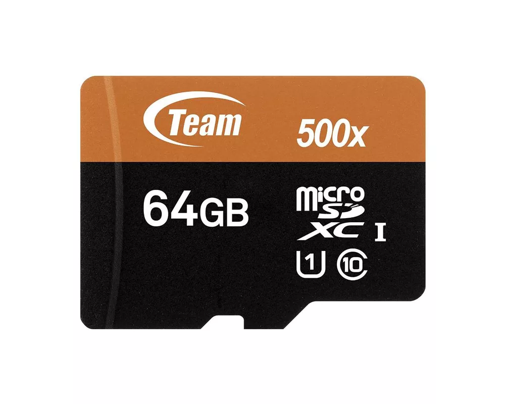 Флаш карта Team Group 64GB Micro SDHC/SDXC UHS-I Orange Card + SD Adapter 2