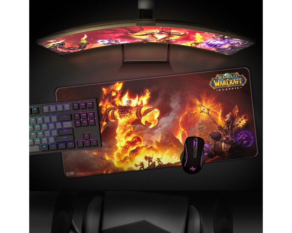 Пад за мишка Геймърски World of WarCraft Classic - Ragnaros, XL 3