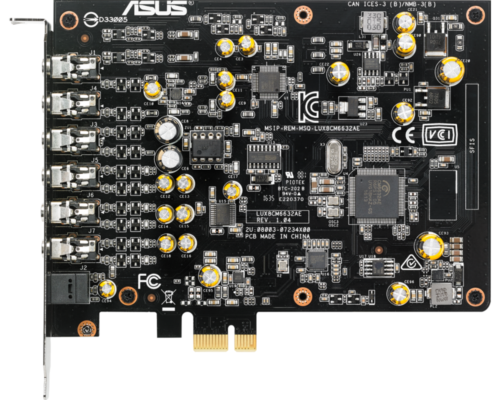 Звукова карта ASUS Xonar AE 7.1 PCIe Gaming audio 3