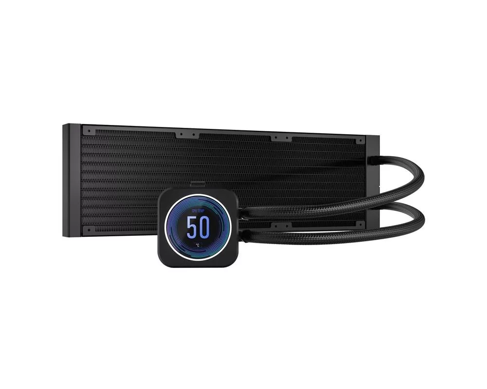 Охладител за процесор CORSAIR iCUE H170i ELITE LCD XT Liquid CPU Cooler 2