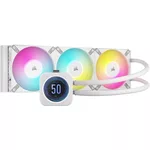 <span>Охладител за процесор</span> Corsair H150i ELITE LCD XT RGB WHITE (360mm), водно охлаждане, CW-9060077-WW AMD/Intel <span class='catalog-num-in-name'>9060077-WW</span> - 