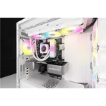 Охладител за процесор Corsair H150i ELITE LCD XT RGB WHITE (360mm), водно охлаждане, CW-9060077-WW AMD/Intel 5