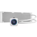Охладител за процесор Corsair H150i ELITE LCD XT RGB WHITE (360mm), водно охлаждане, CW-9060077-WW AMD/Intel 2