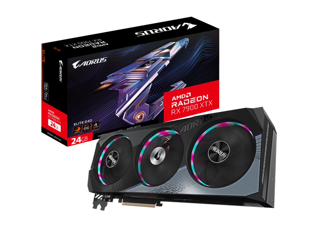 Видеокарта Gigabyte AORUS Radeon RX 7900 XTX ELITE 24GB GDDR6 9