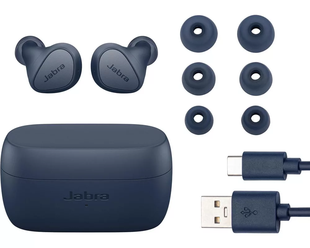 Слушалки Блутут слушалки Jabra Elite 4, Navy 4