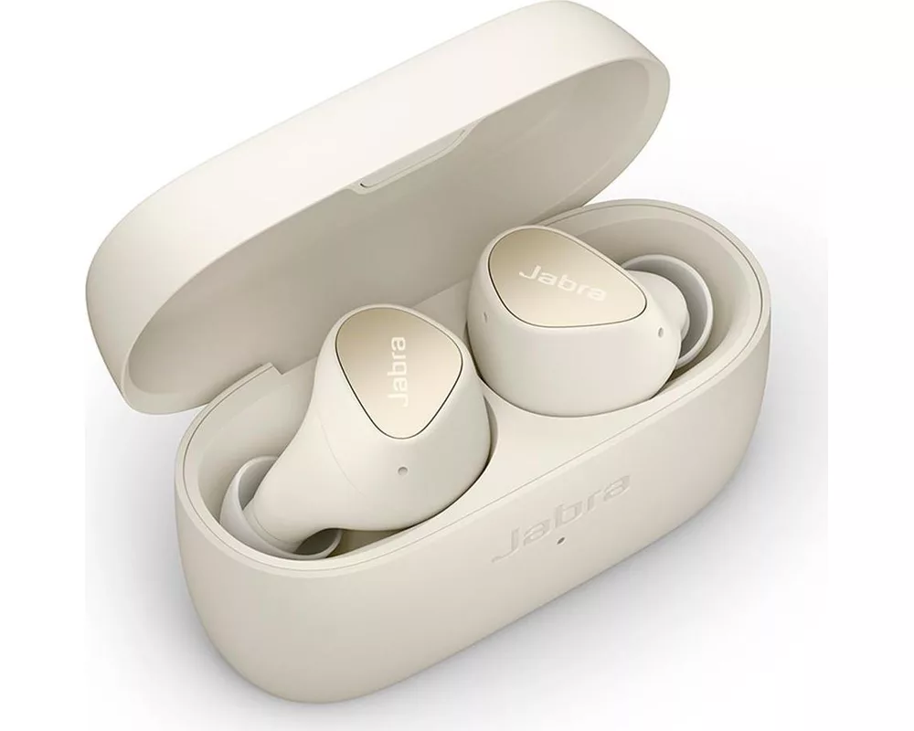 Слушалки Блутут слушалки Jabra Elite 4, Light beige 3