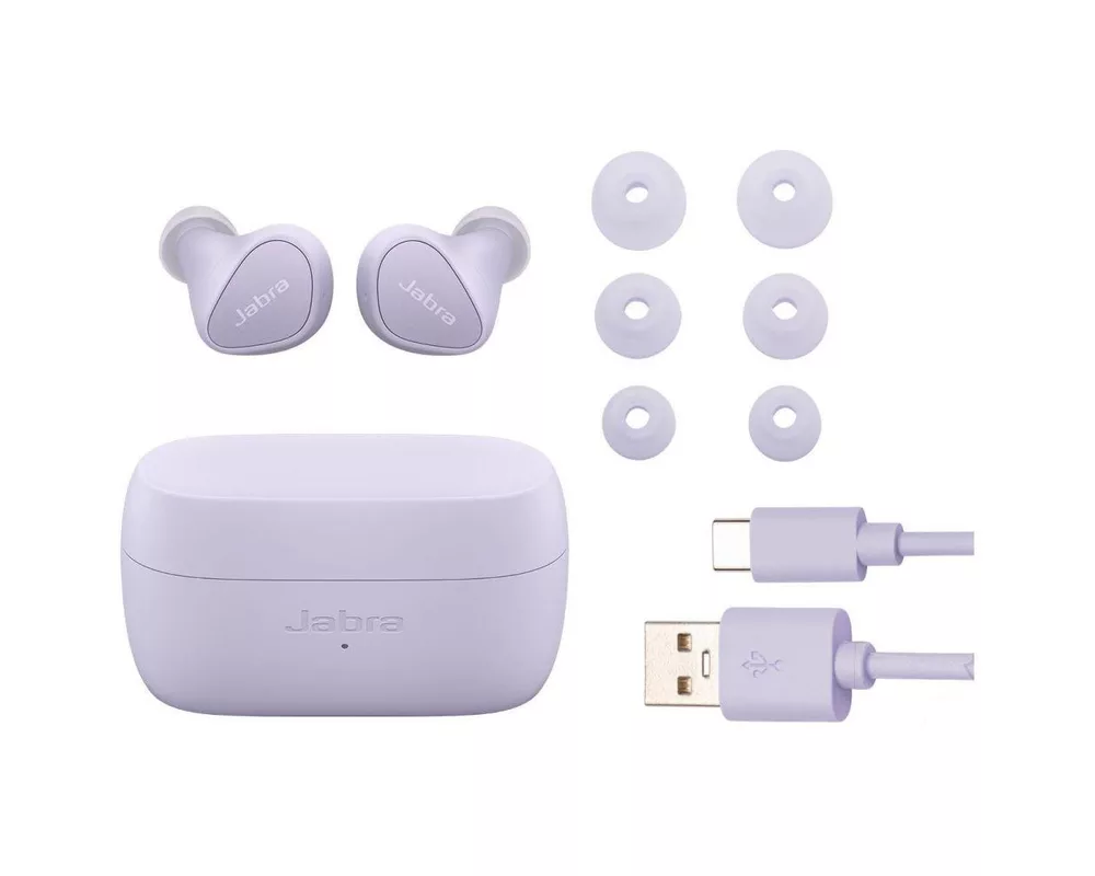 Слушалки Блутут слушалки Jabra Elite 4, Lilac 5