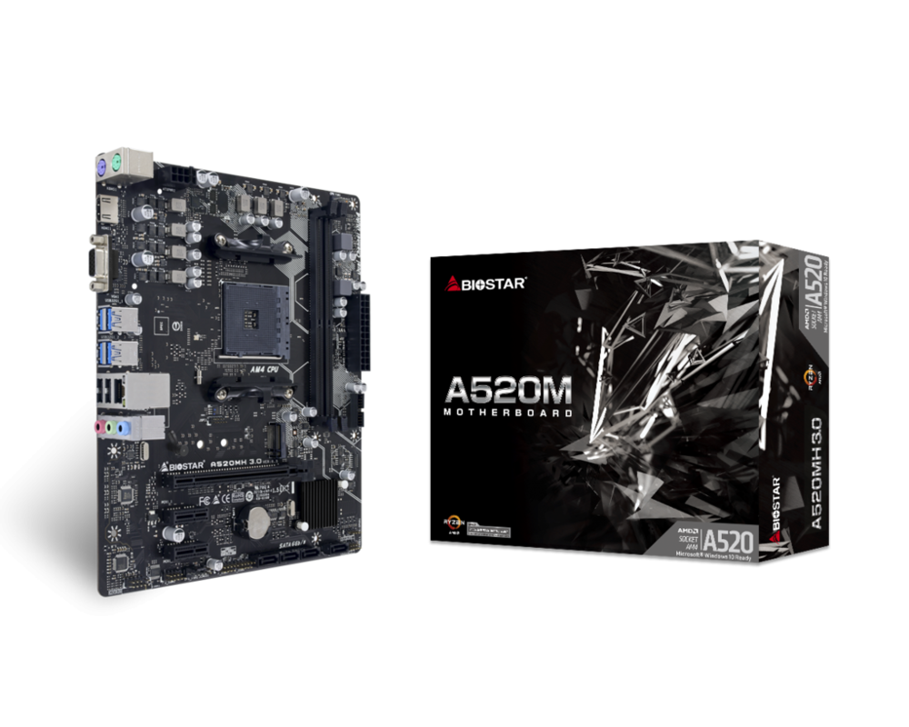 Дънна платка BIOSTAR A520MH 3.0, Socket AM4, 2xDDR4 ver 6.0 4