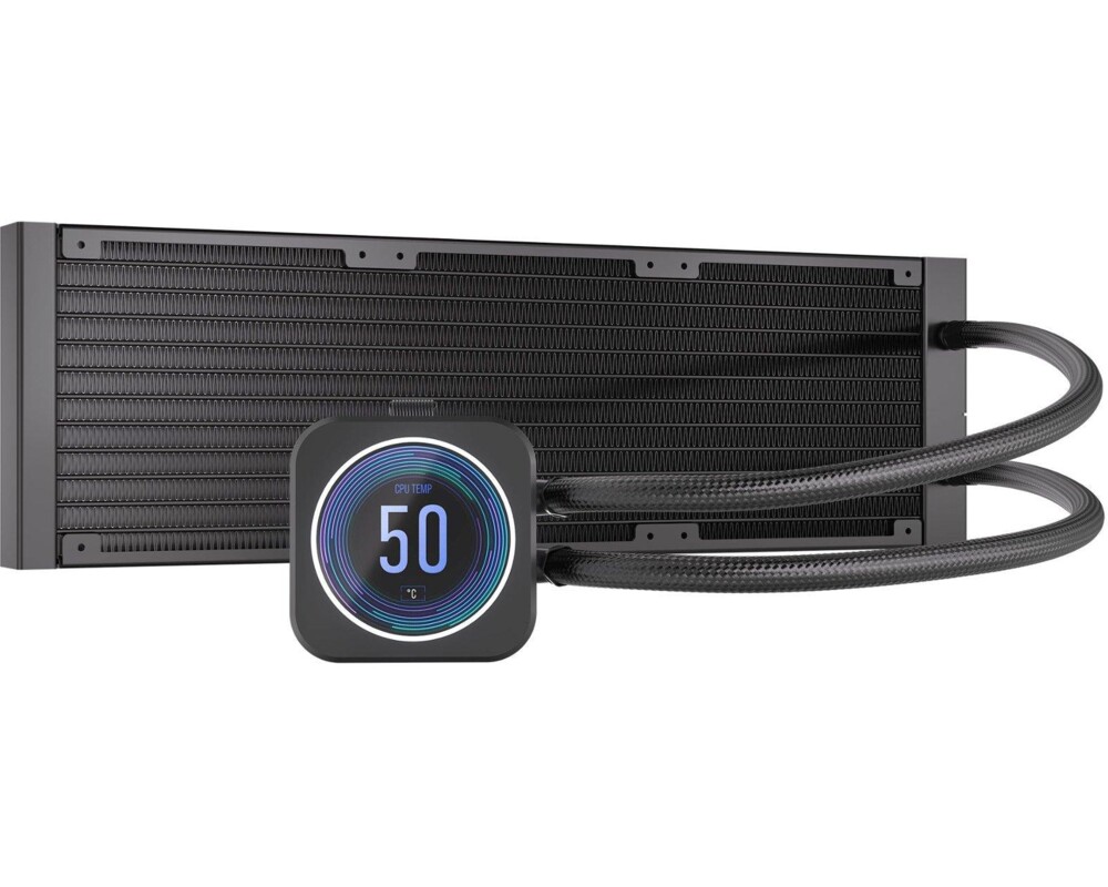 Охладител за процесор CORSAIR iCUE H150i ELITE LCD XT Liquid CPU Cooler 4