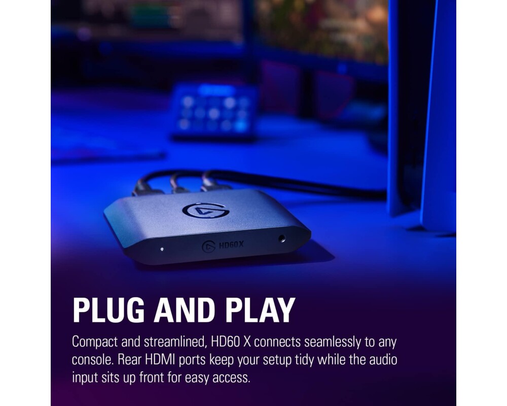 TV тунер/видео устройство Външен кепчър ELGATO HD60 X, HDR 4K, HDMI 8