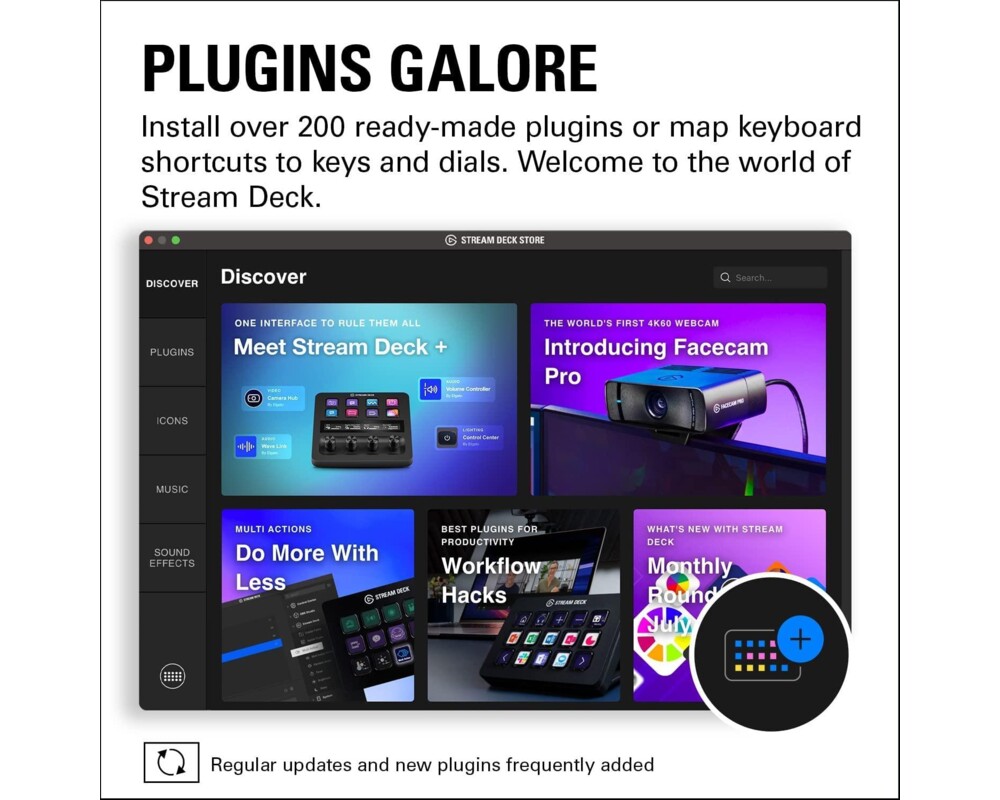 Геймърски аксесоари Elgato Stream Deck Plus 8