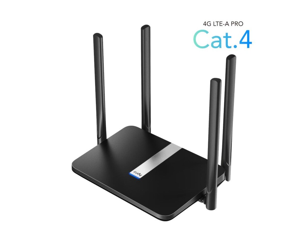 Рутер Cudy LT500, 4G LTE AC1200, 2.4/5 GHz, 300 - 867 Mbps, 10/100 3